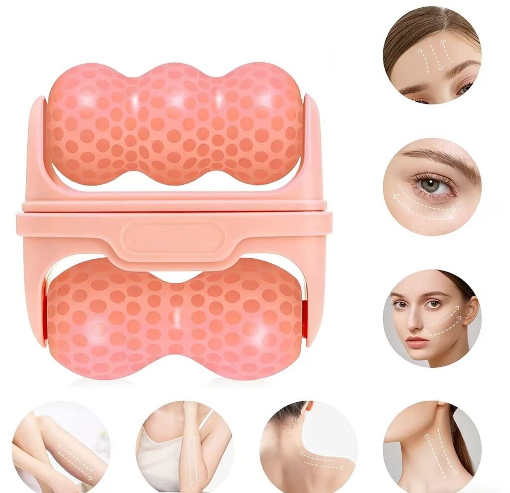 2 in 1 Ice Roller Facial Massager
