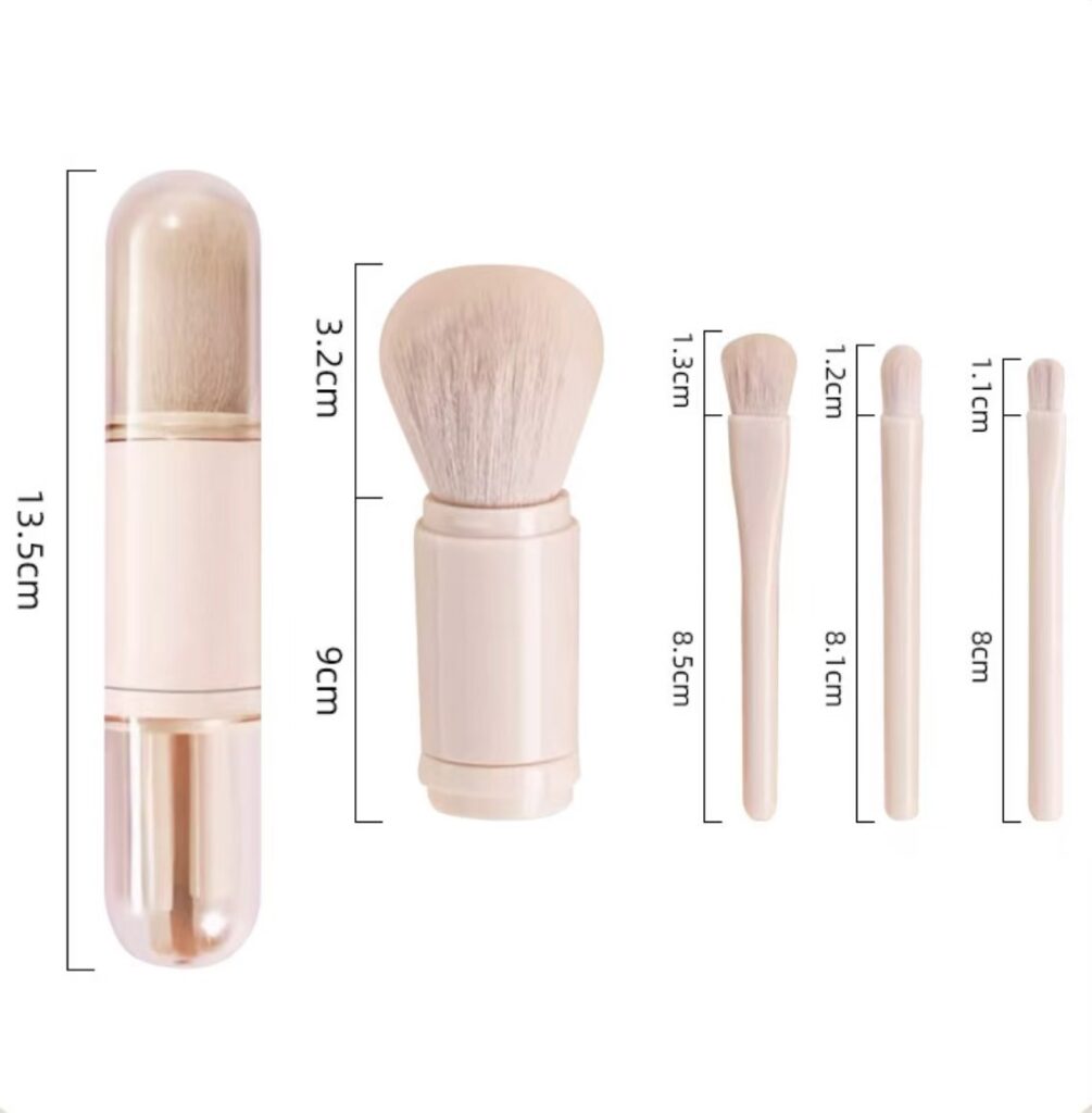 4 in 1 Mini Capsule Makeup Brushes