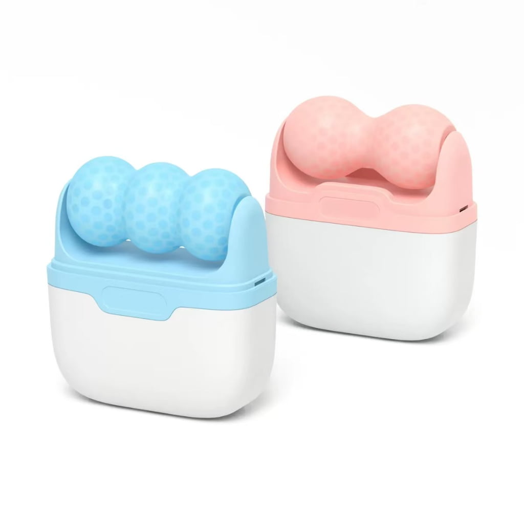 2 in 1 Ice Roller Facial Massager