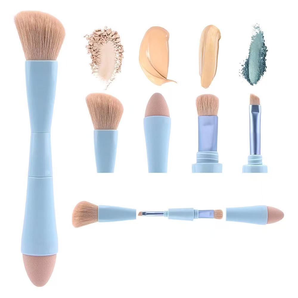 4-in-1 Detachable Makeup Brush Set