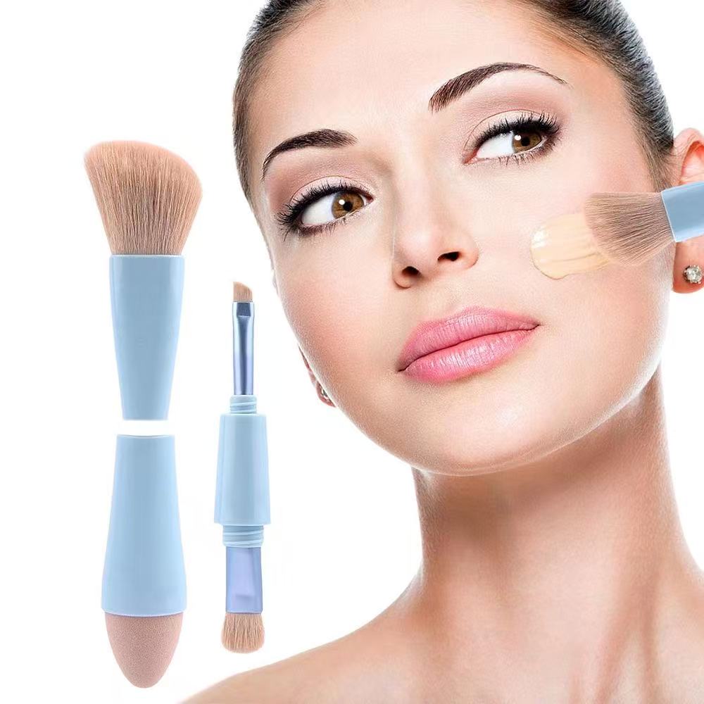 4-in-1 Detachable Makeup Brush Set