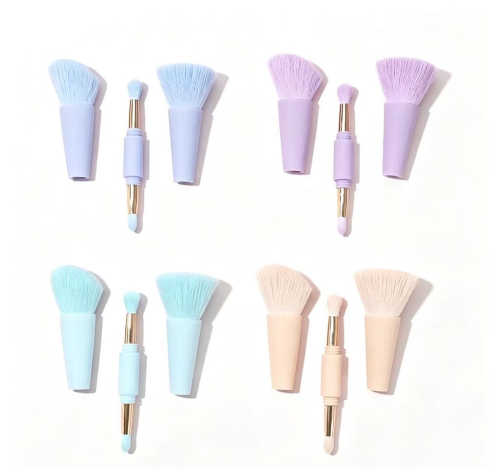 4-in-1 Detachable Makeup Brush Set
