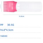 160ml Hair Dye Applicator Bottle with Comb