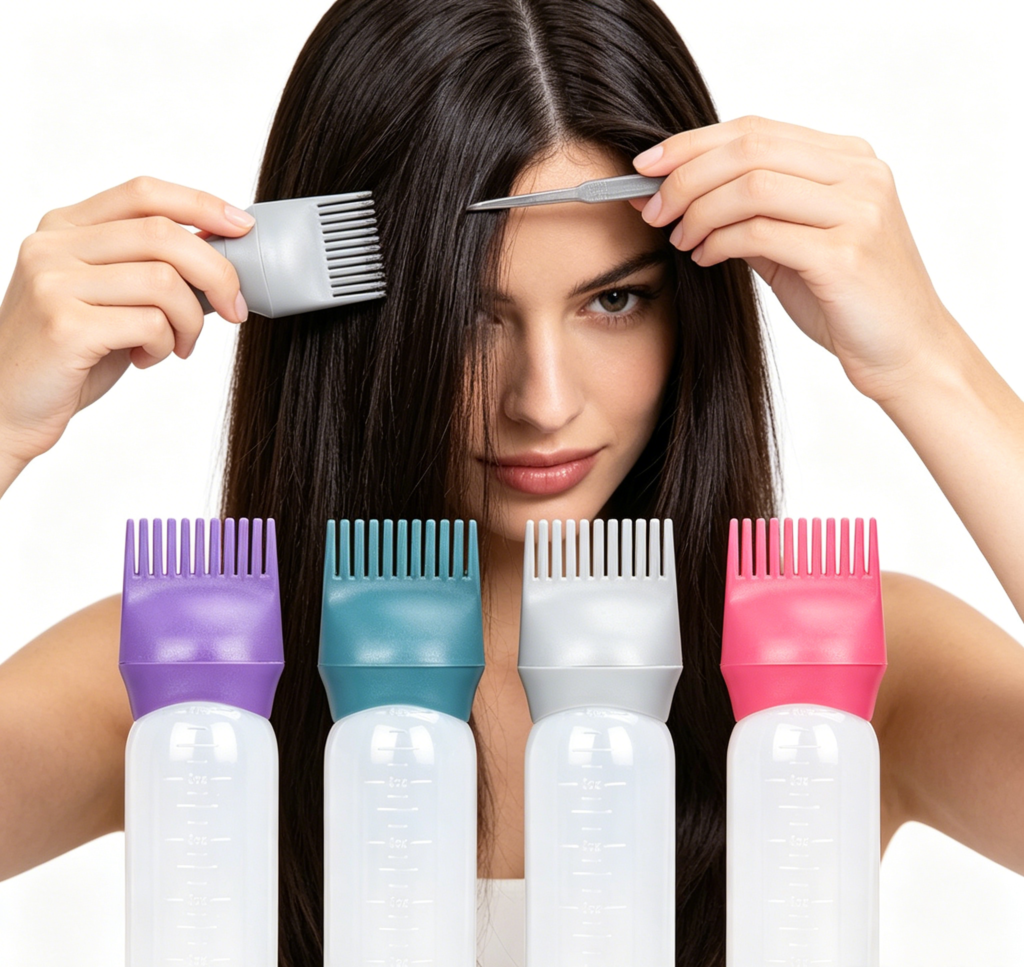 160ml Hair Dye Applicator Bottle with Comb