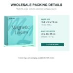 Glue-Free Magnetic False Eyelashes Kit with Applicator & Mirror