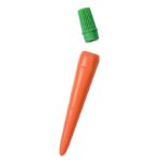 Carrot‑Shaped Silicone Basting Brush, Detachable Kitchen Oil Brush for BBQ Baking Cooking
