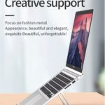 Foldable Aluminum Laptop Stand, Holder for iPad, Tablet and Phone, Lightweight Portable Cooling Riser
