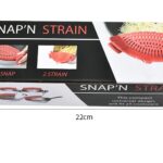 Clip‑on Silicone Pot Strainer, Snap‑on Food Drainer for Kitchen Cooking