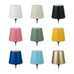 Touch Control Wine Bottle Stopper Lamp, 3‑Color Dimmable Rechargeable LED Decor Night Light