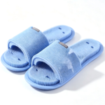 Silicone Hands‑Free Foot Scrubber Slipper, Non‑Slip Suction Cup Foot Massager for Shower Bathroom