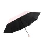Mini Capsule Compact Umbrella UPF50+, Portable Sun & Rain Travel Pocket Umbrella with Storage Case
