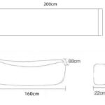 Portable Inflatable Air Sofa, Waterproof Blow‑Up Lounge Chair with Storage Bag for Beach Camping Outdoor