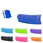 Portable Inflatable Air Sofa, Waterproof Blow‑Up Lounge Chair with Storage Bag for Beach Camping Outdoor
