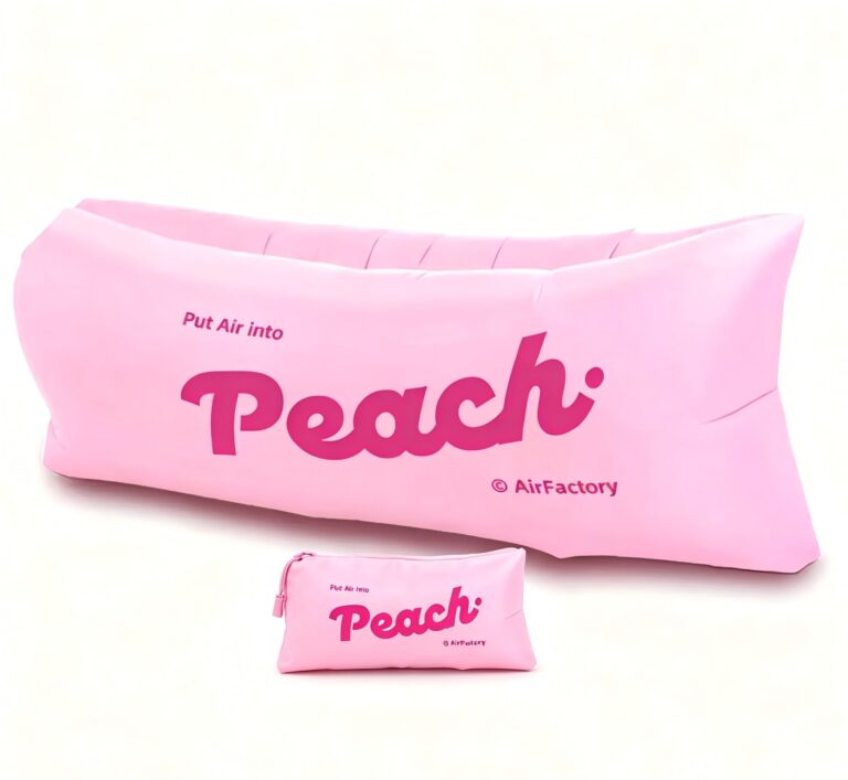 Portable Inflatable Air Sofa, Waterproof Blow‑Up Lounge Chair with Storage Bag for Beach Camping Outdoor