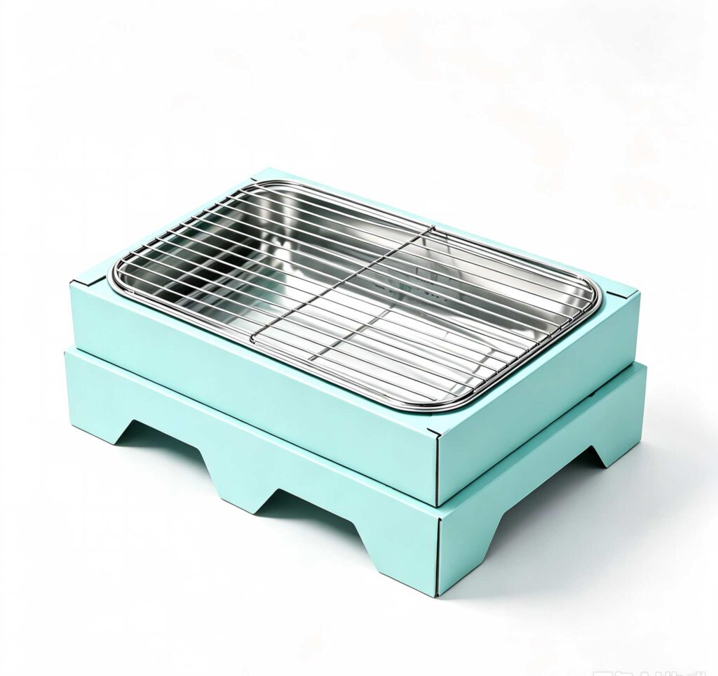 Portable Disposable BBQ Grill, Instant Charcoal Barbecue Grill for Camping Picnic Beach Outdoor Party