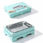 Portable Disposable BBQ Grill, Instant Charcoal Barbecue Grill for Camping Picnic Beach Outdoor Party